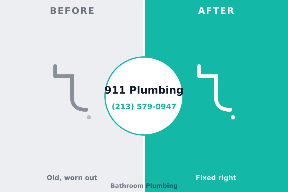 Before and after: plumbing repair Masonville, KY